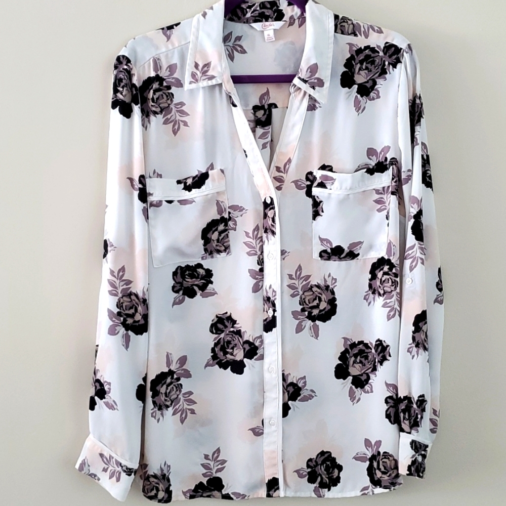 Relisting Candie's Floral Blouse